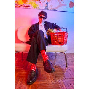 EatMySocks confezione doppia di calzini Bistecca di fesa 2 paia cotone 30° ciclo di lavaggio