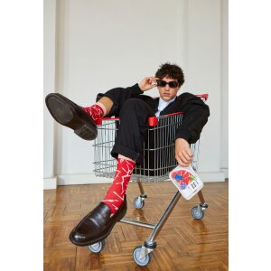 EatMySocks confezione doppia di calzini Bistecca di fesa 2 paia cotone 30° ciclo di lavaggio