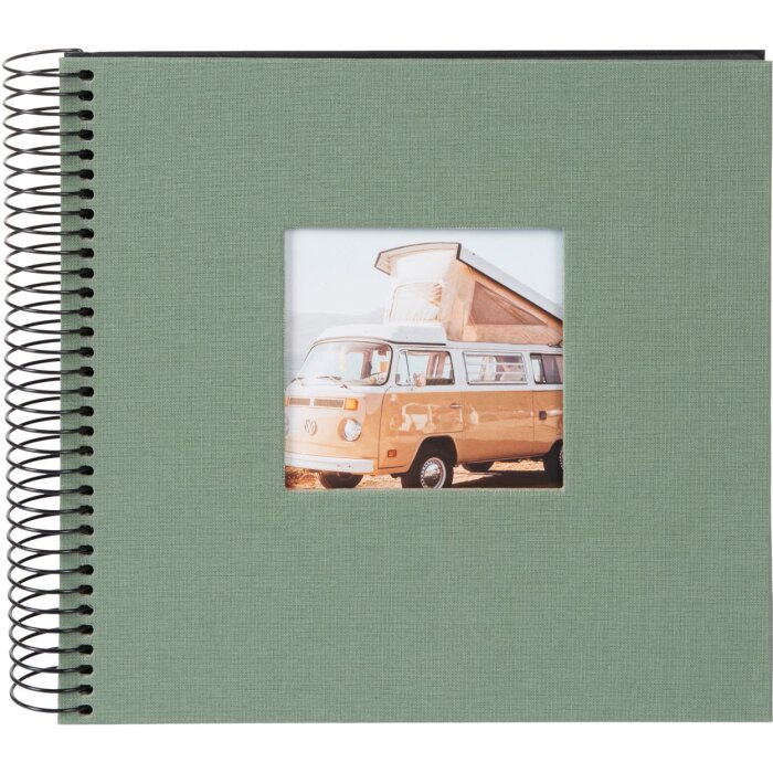 Album a spirale Goldbuch Bella Vista carciofo 20x20 cm 40 pagine nere