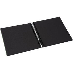 Album a spirale Goldbuch Bella Vista carciofo 20x20 cm 40 pagine nere