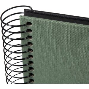 Album a spirale Goldbuch Bella Vista carciofo 20x20 cm 40 pagine nere