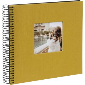Album a spirale Goldbuch Bella Vista senape 20x20 cm 40...