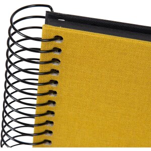 Album a spirale Goldbuch Bella Vista senape 20x20 cm 40 pagine nere