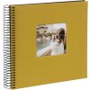 Album a spirale Goldbuch Bella Vista senape 20x20 cm 40 pagine nere