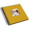 Album a spirale Goldbuch Bella Vista senape 20x20 cm 40 pagine nere