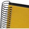 Album a spirale Goldbuch Bella Vista senape 20x20 cm 40 pagine nere