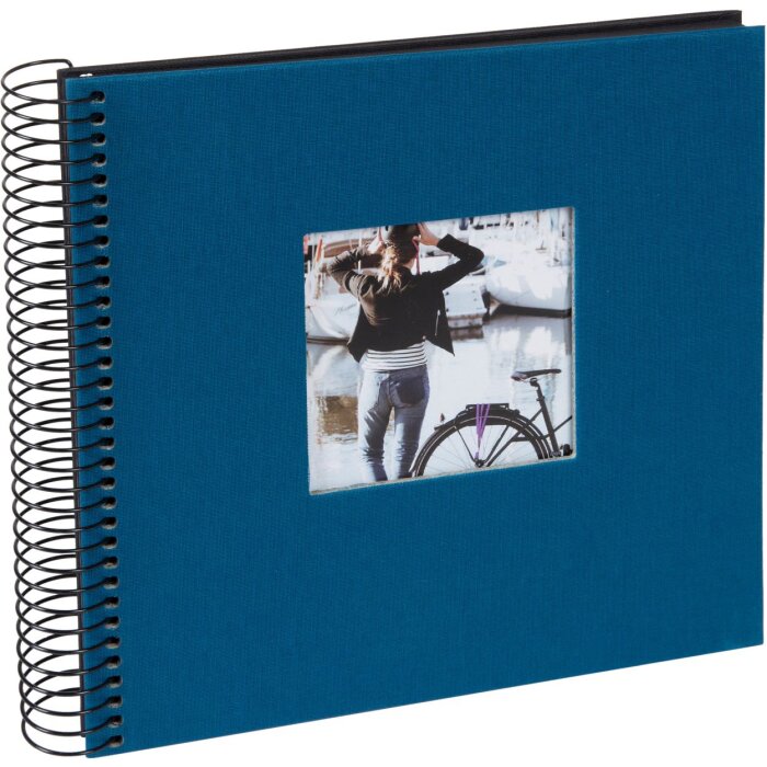 Album a spirale Goldbuch Bella Vista petrol 20x20 cm 40 pagine nere