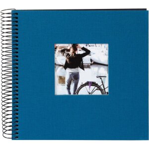 Album a spirale Goldbuch Bella Vista petrol 20x20 cm 40 pagine nere