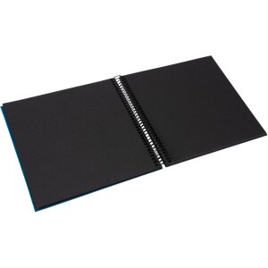 Album a spirale Goldbuch Bella Vista petrol 20x20 cm 40 pagine nere