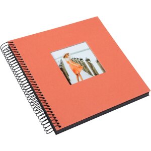 Album a spirale Goldbuch Bella Vista salmone 20x20 cm 40 pagine nere