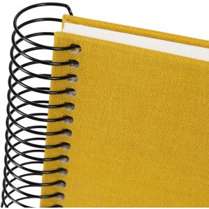 Album a spirale Goldbuch Bella Vista senape 24x17 cm 40 pagine bianche lino