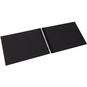 Album a spirale Goldbuch Bella Vista salmone 24x17 cm 40 pagine nere