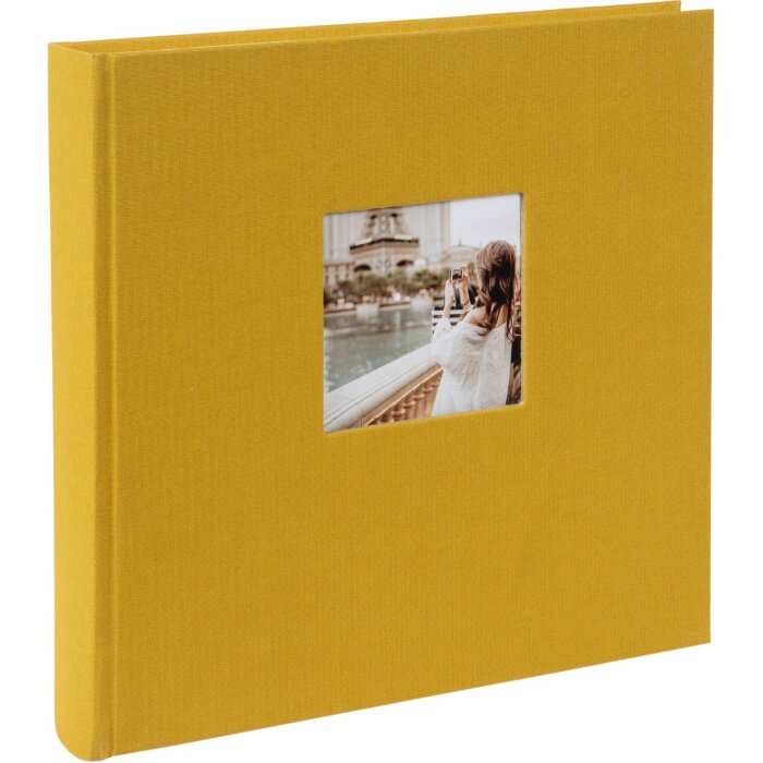 Album fotografico Goldbuch Bella Vista senape 25x25 cm 60 pagine bianche