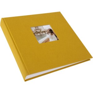 Album fotografico Goldbuch Bella Vista senape 25x25 cm 60 pagine bianche