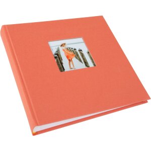 Album fotografico Goldbuch Bella Vista salmone 25x25 cm 60 pagine bianche lino
