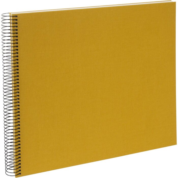 Album a spirale Goldbuch Bella Vista senape 34x30 cm 40 pagine bianche