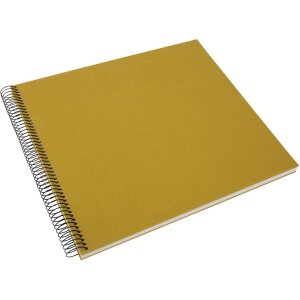 Album a spirale Goldbuch Bella Vista senape 34x30 cm 40 pagine bianche