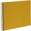 Album a spirale Goldbuch Bella Vista senape 34x30 cm 40 pagine bianche