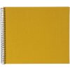 Album a spirale Goldbuch Bella Vista senape 34x30 cm 40 pagine bianche