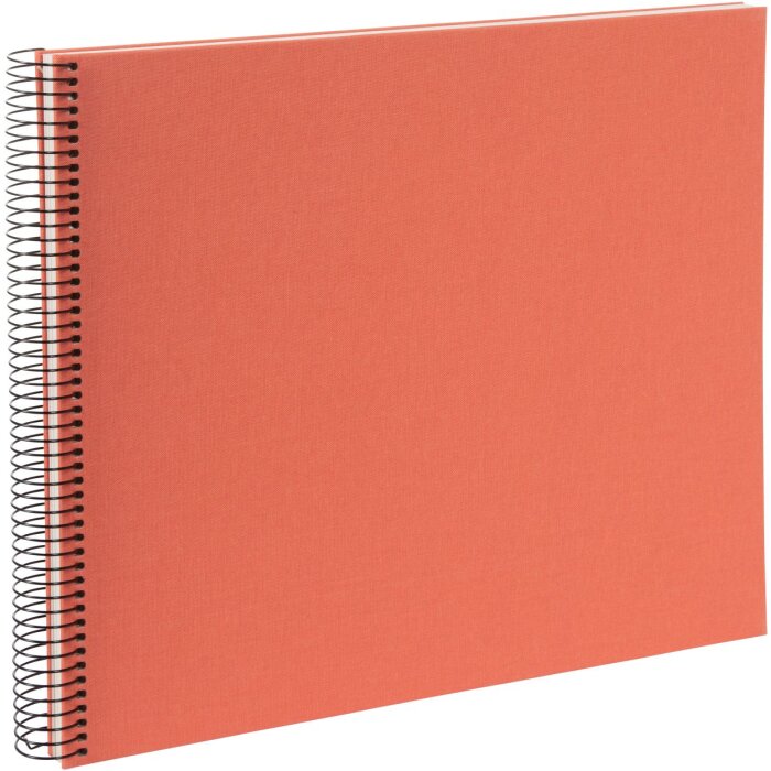 Album a spirale Goldbuch Bella Vista salmone 34x30 cm 40 pagine bianche cartone fotografico