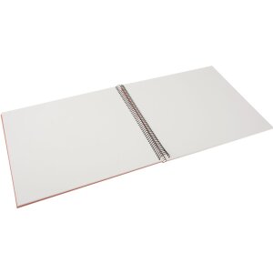 Album a spirale Goldbuch Bella Vista salmone 34x30 cm 40 pagine bianche cartone fotografico