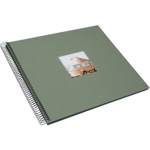 Album a spirale Goldbuch Bella Vista Artichoke 34x30 cm 40 pagine nere