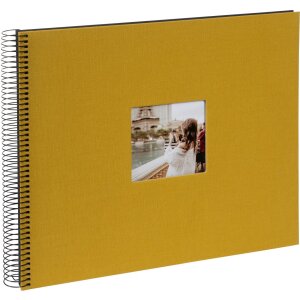 Album a spirale Goldbuch Bella Vista senape 34x30 cm 40...