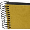 Album a spirale Goldbuch Bella Vista senape 34x30 cm 40 pagine nere perforate
