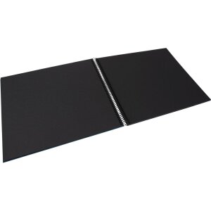 Album a spirale Goldbuch Bella Vista petrol 34x30 cm 40 pagine nere perforate