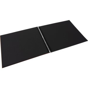 Album a spirale Goldbuch Bella Vista salmone 34x30 cm 40 pagine nere fustellate