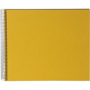 Album a spirale Goldbuch Bella Vista senape 35x30 cm 40 pagine nere