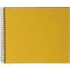 Album a spirale Goldbuch Bella Vista senape 35x30 cm 40 pagine nere