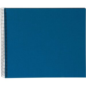 Album a spirale Goldbuch Bella Vista petrol 35x30 cm copertina in lino 40 pagine