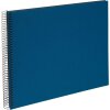 Album a spirale Goldbuch Bella Vista petrol 35x30 cm copertina in lino 40 pagine