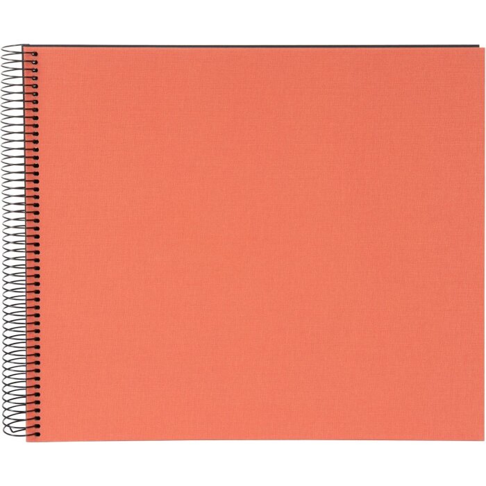 Album a spirale Goldbuch Bella Vista salmone 35x30 cm 40 pagine nere