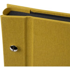 Album a vite Goldbuch Bella Vista senape 30x25 cm 40 pagine nere