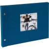 Album a vite Goldbuch Bella Vista petrol 30x25 cm 40 pagine nere