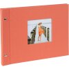 Album a vite Goldbuch Bella Vista salmone 30x25 cm 40 pagine nere