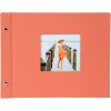 Album a vite Goldbuch Bella Vista salmone 30x25 cm 40 pagine nere