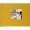 Album a vite Goldbuch Bella Vista senape 30x25 cm 40 pagine bianche