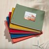 Album a vite Goldbuch Bella Vista senape 30x25 cm 40 pagine bianche