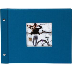 Album a vite Goldbuch Bella Vista Petrol 30x25 cm 40 pagine bianche
