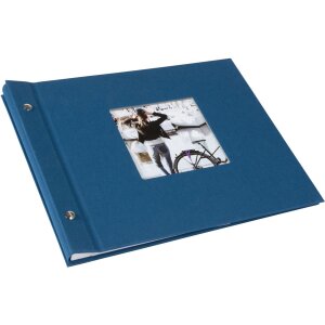 Album a vite Goldbuch Bella Vista Petrol 30x25 cm 40 pagine bianche