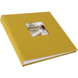 Album fotografico Goldbuch Bella Vista senape 30x31 cm 60 pagine bianche
