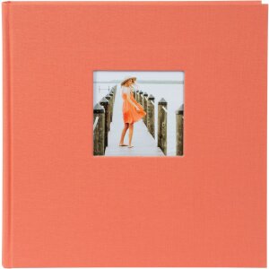 Album fotografico Goldbuch Bella Vista salmone 30x31 cm 60 pagine bianche