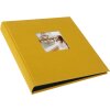 Album fotografico Goldbuch Bella Vista senape in lino 60 pagine 30x31cm con vetro