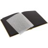 Album fotografico Goldbuch Bella Vista senape in lino 60 pagine 30x31cm con vetro