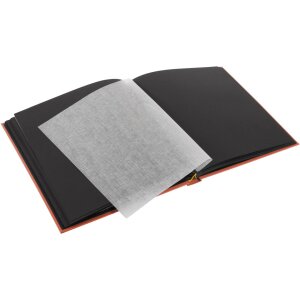 Album fotografico Goldbuch Bella Vista salmone 30x31 cm 60 pagine nere lino