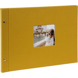 Album a vite Goldbuch Bella Vista senape 39x31 cm 40...