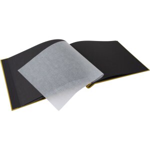 Album a vite Goldbuch Bella Vista senape 39x31 cm 40 pagine nere